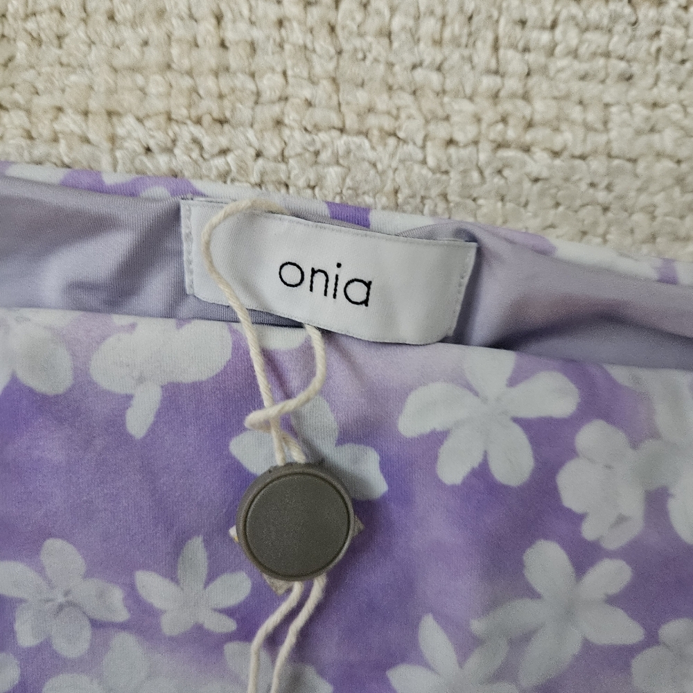Onia Lavender Floral Bikini Bottoms. *** See Sellers Note.